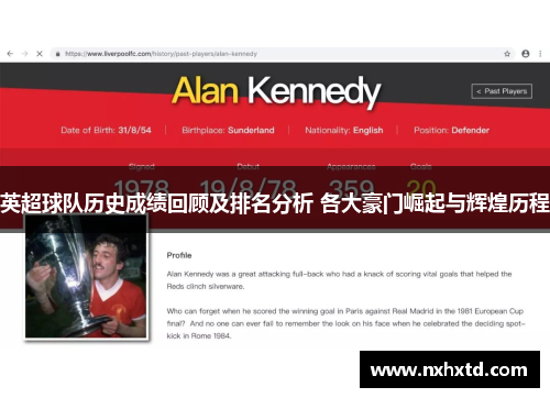 英超球队历史成绩回顾及排名分析 各大豪门崛起与辉煌历程